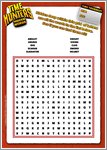 Time Hunters wordsearch