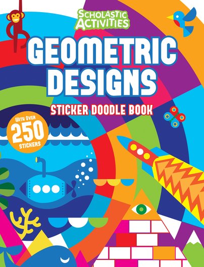 Geometric Designs Sticker Doodle Book