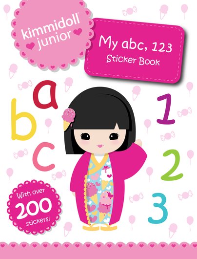 My abc, 123 Sticker Book