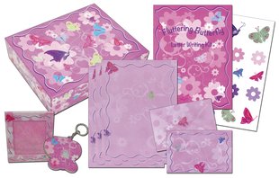 Fluttering Butterfly Stationery Box