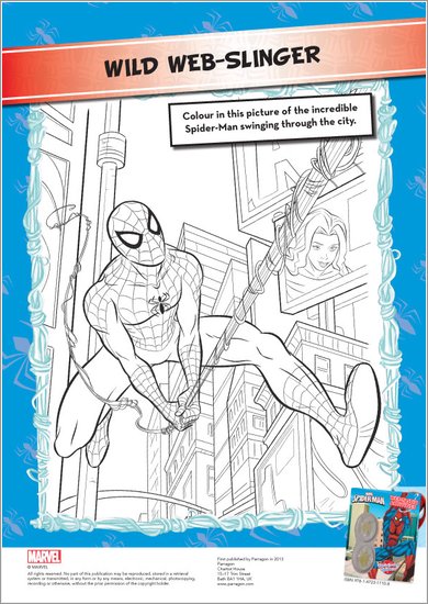 Spider-Man Colouring