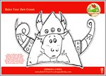 How To Train Your Dragon Make a Crown (2 pages)