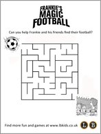 Frankie's Magic Football maze