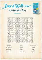 Billionaire Boy wordsearch