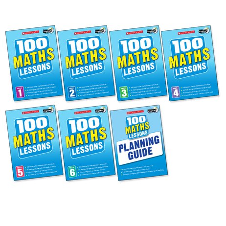 100 Maths Lessons for the 2014 Curriculum Set x 7