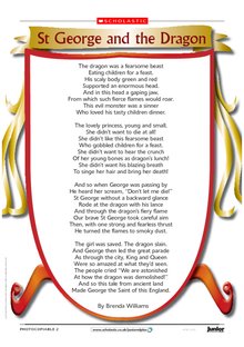 ‘St George and the Dragon’ poem