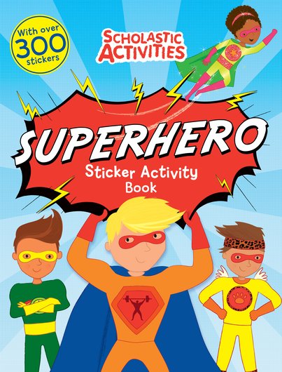Superhero Sticker Activity Book