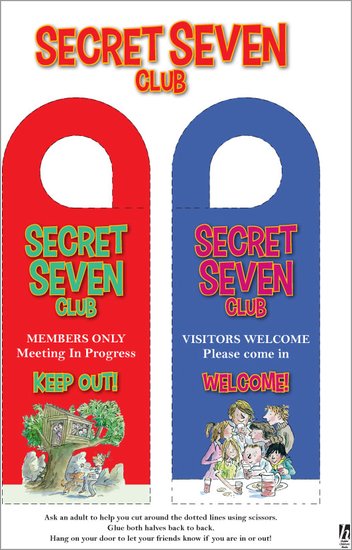 Secret Seven Doorhanger