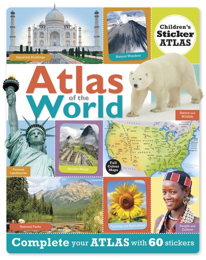 Children's Sticker Atlas: Atlas of the World