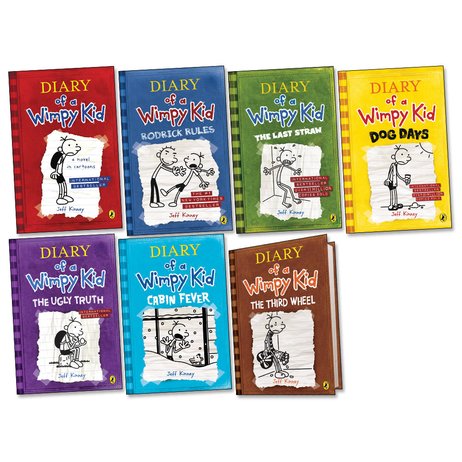Diary of a Wimpy Kid Pack x 7
