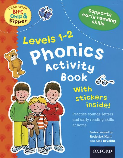 Read with Biff, Chip and Kipper: Phonics Activity Book (Levels 1-2)