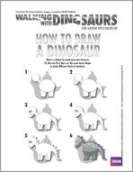 Walking with Dinosaurs Activity Sheets