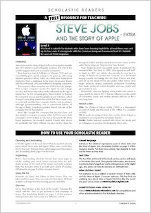 Steve Jobs - Resource Sheets and Answers