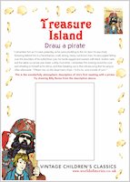 Treasure Island Draw a Pirate