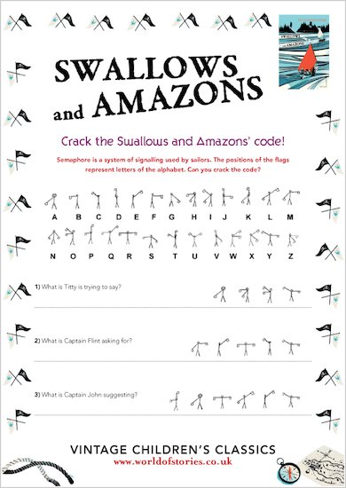Swallows and Amazons Code Cracking