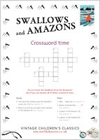 Swallows and Amazons Crossword