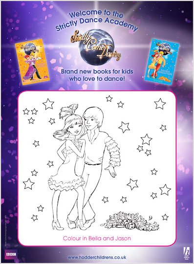 Strictly Come Dancing Colouring
