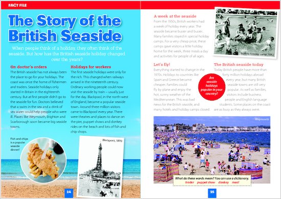 Brilliant Britain: The Seaside - Sample Page