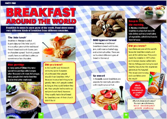 Brilliant Britain: Breakfasts - Sample Page