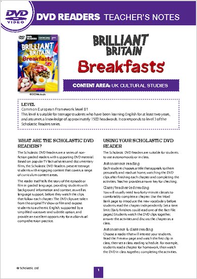 Brilliant Britain: Breakfasts - Resource Sheets