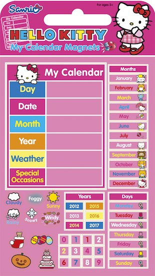 Reviews for Hello Kitty: My Calendar Magnets - Scholastic Kids' Club