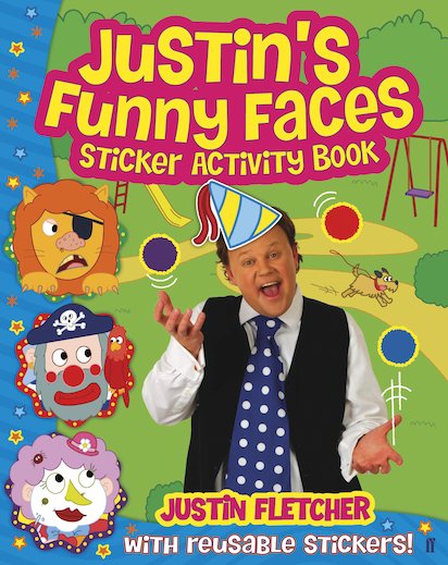 Justin's Funny Faces: Sticker Activity Book