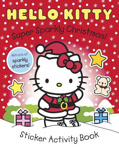 HELLO KITTY Colouring Stickers Activity Books Kids Party Gift Xmas 