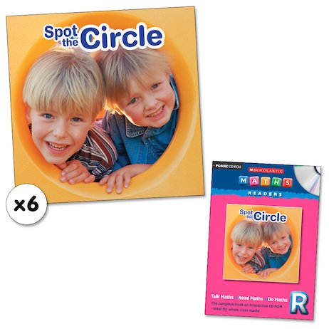 Maths Readers Reception: Spot the Circle x 6 plus CD-ROM