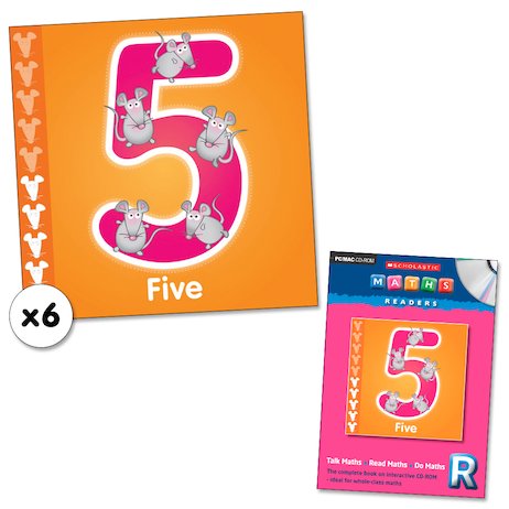 Maths Readers Reception: Five x 6 plus CD-ROM