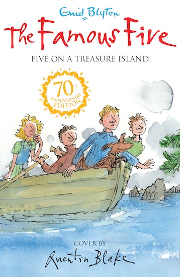 book review of famous five on a treasure island