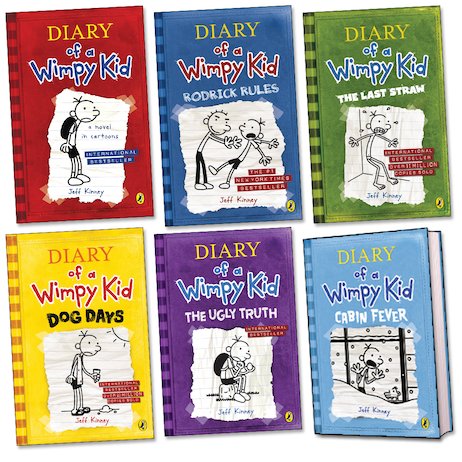 Diary of a Wimpy Kid Box of Books by Jeff Kinney