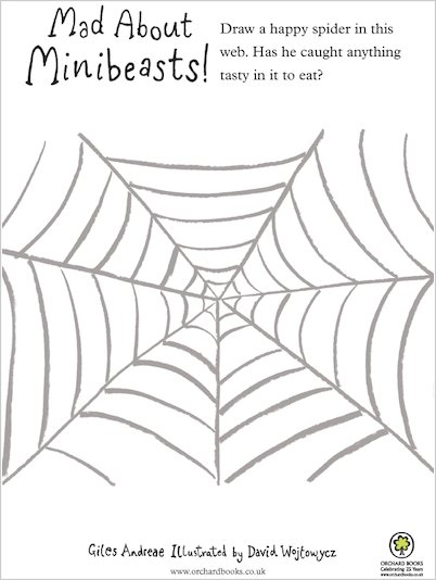 Mad About Minibeasts Draw a Spider