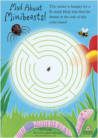 Mad About Minibeasts Spider Puzzle