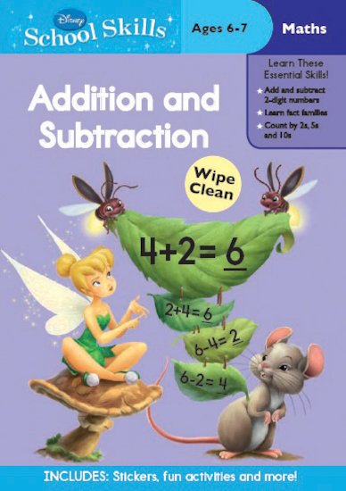 Disney School Skills: Disney Fairies: Addition and Subtraction