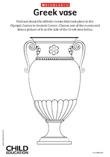 Decorate a Greek vase