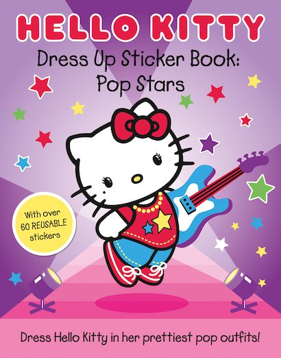 Hello Kitty Dress Up Sticker Book: Pop Stars