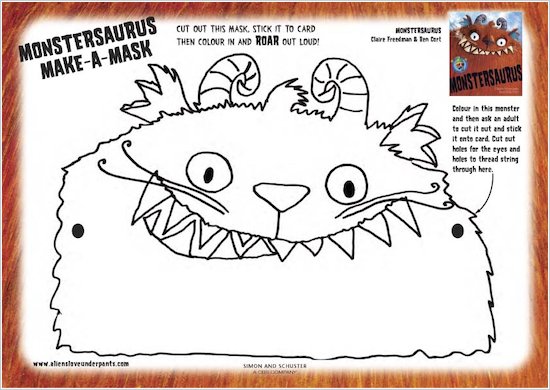 Make a Monstersaurus mask - Scholastic Shop