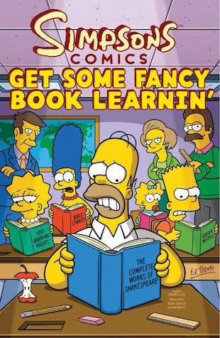 Simpsons Comics: Get Some Fancy Book Learnin'