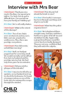 Interview with Mrs Bear