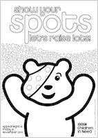BBC Children in Need 2011 Colouring Activity