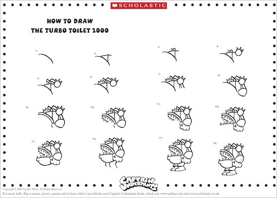 How to Draw the Turbo Toilet - Scholastic Shop