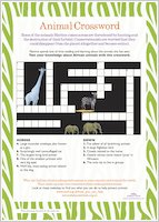White Giraffe Crossword