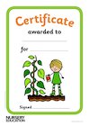 Gardening certificates
