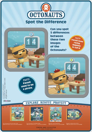 Octonauts Spot the Difference