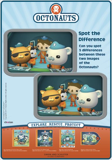 Octonauts Spot the Difference