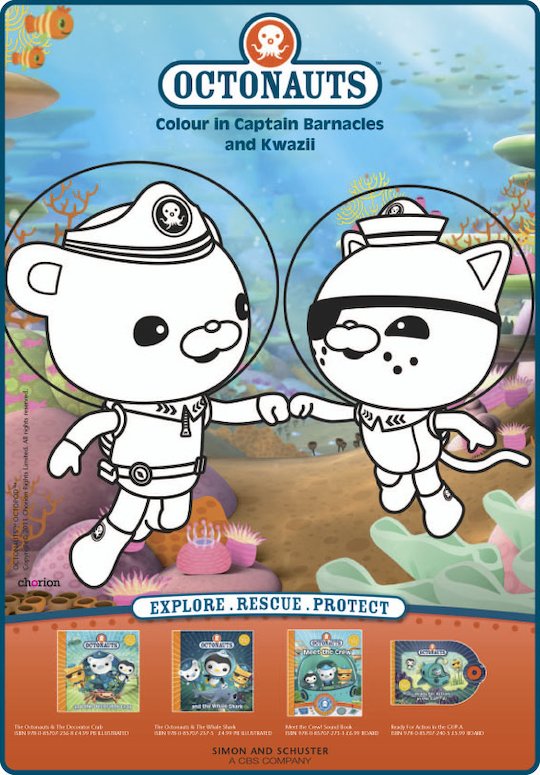 octonauts captain barnacles coloring pages