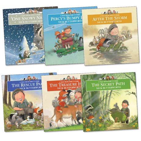 Percy The Park Keeper Pack X 6 Scholastic Shop - 