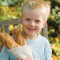 Boy with baguette
