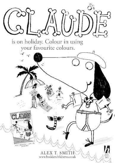 Claude Colouring Sheets