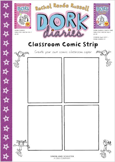 Dork Diaries Comic Strip